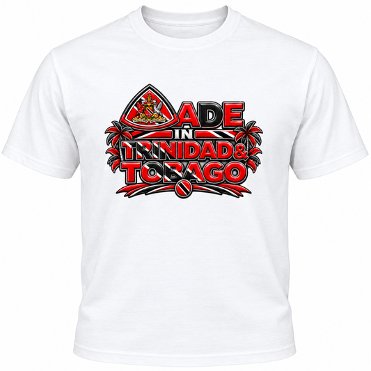 Made In Trinidad & Tobago White Shirt