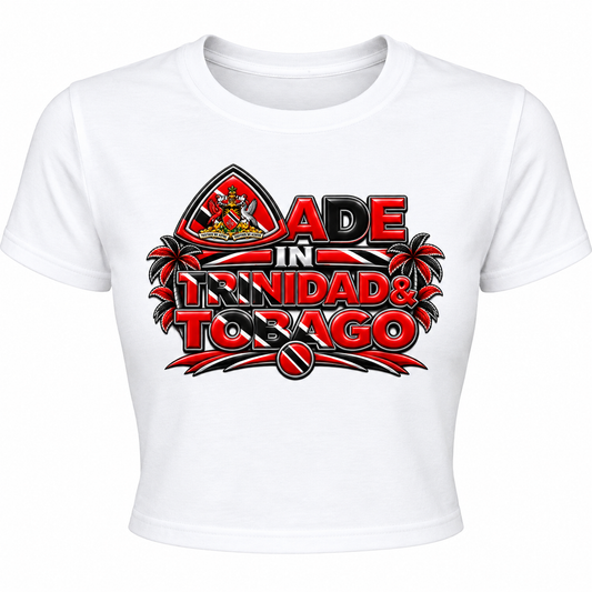 Made In Trinidad & Tobago Cropped Tee