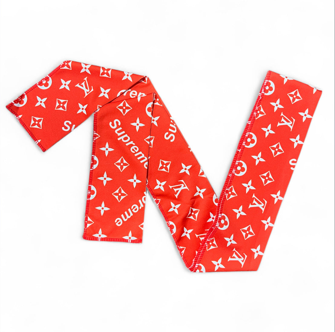 Red Lv Sup Hair Tie