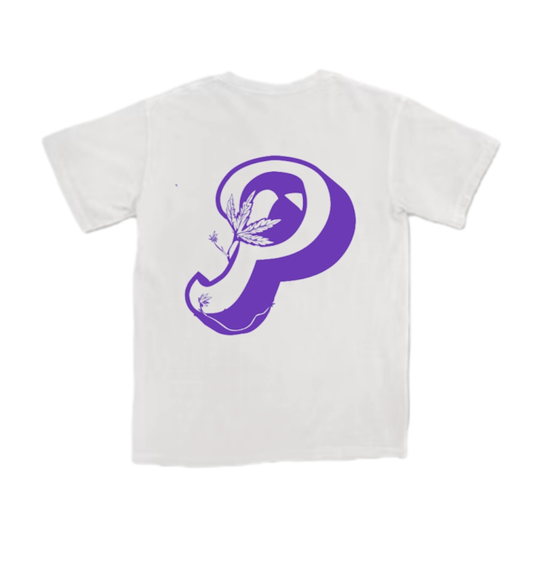 Plantique Classic T-Shirt - White/Purple back