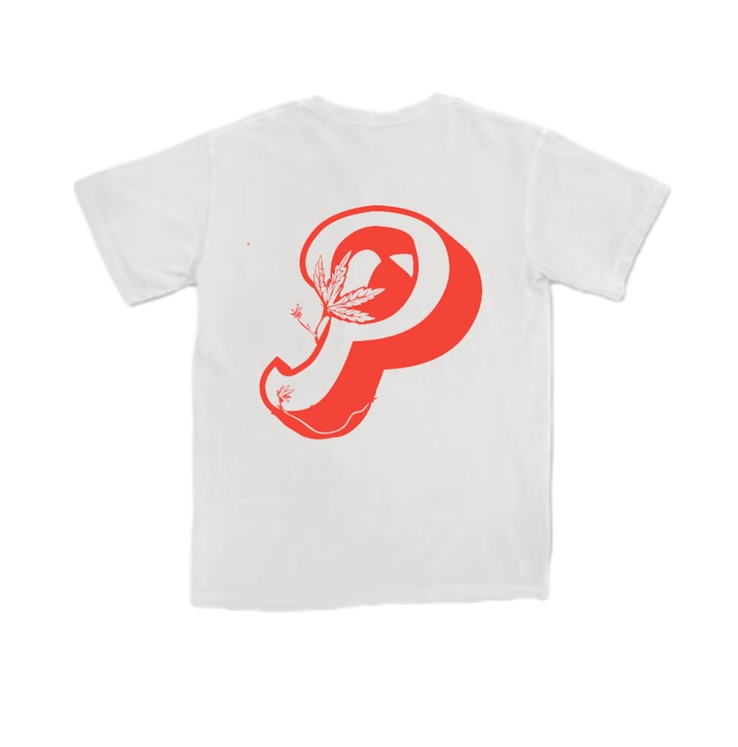 Plantique Classic T-Shirt - White/Red back