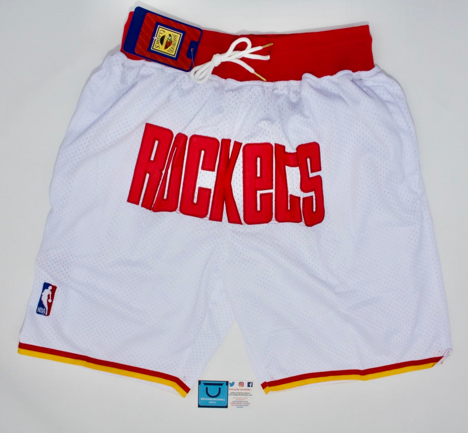 Pantalones cortos de baloncesto de los Rockets de la NBA