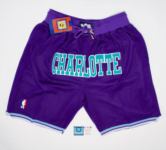 Pantalones cortos de baloncesto de la NBA de los Hornets de Charlotte