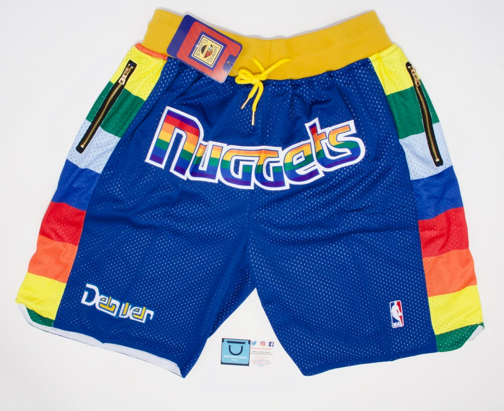 Pantalones cortos de baloncesto de la NBA de los Nuggets