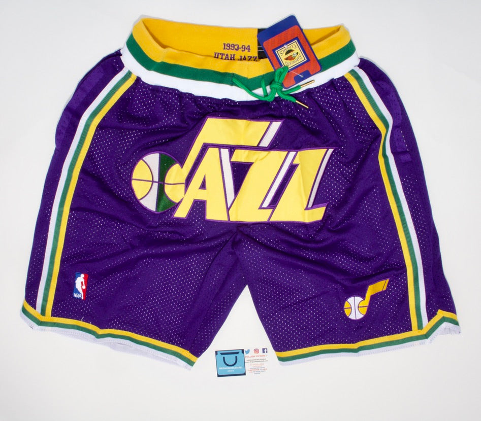 Pantalones cortos de baloncesto de la NBA Jazz