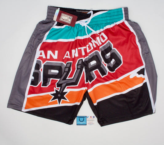 Pantalones cortos de baloncesto de la NBA de los Spurs