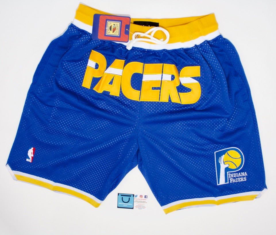Pantalones cortos de baloncesto de la NBA de los Pacers
