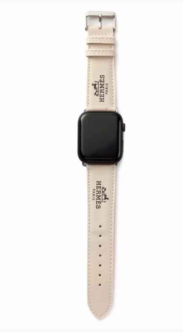 white hermes apple watch bands