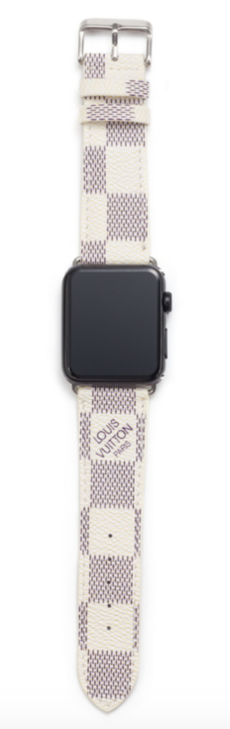 white damier lv apple watch bands 