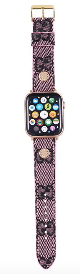 Watch Band GG Multicolor in pink