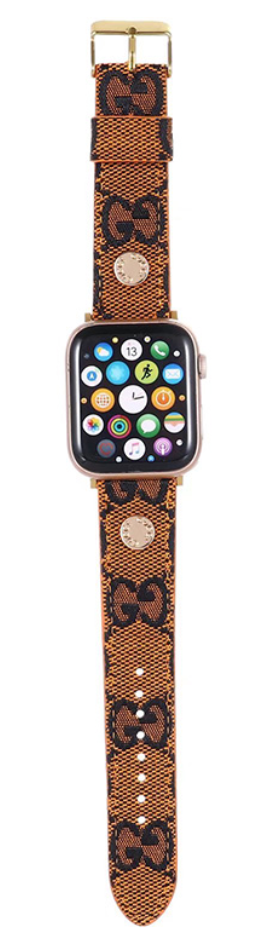 Watch Band GG Multicolor in orange
