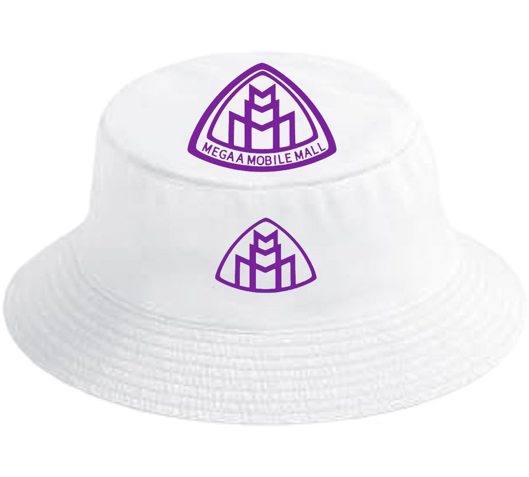 Triple M Bucket Hat purple logo