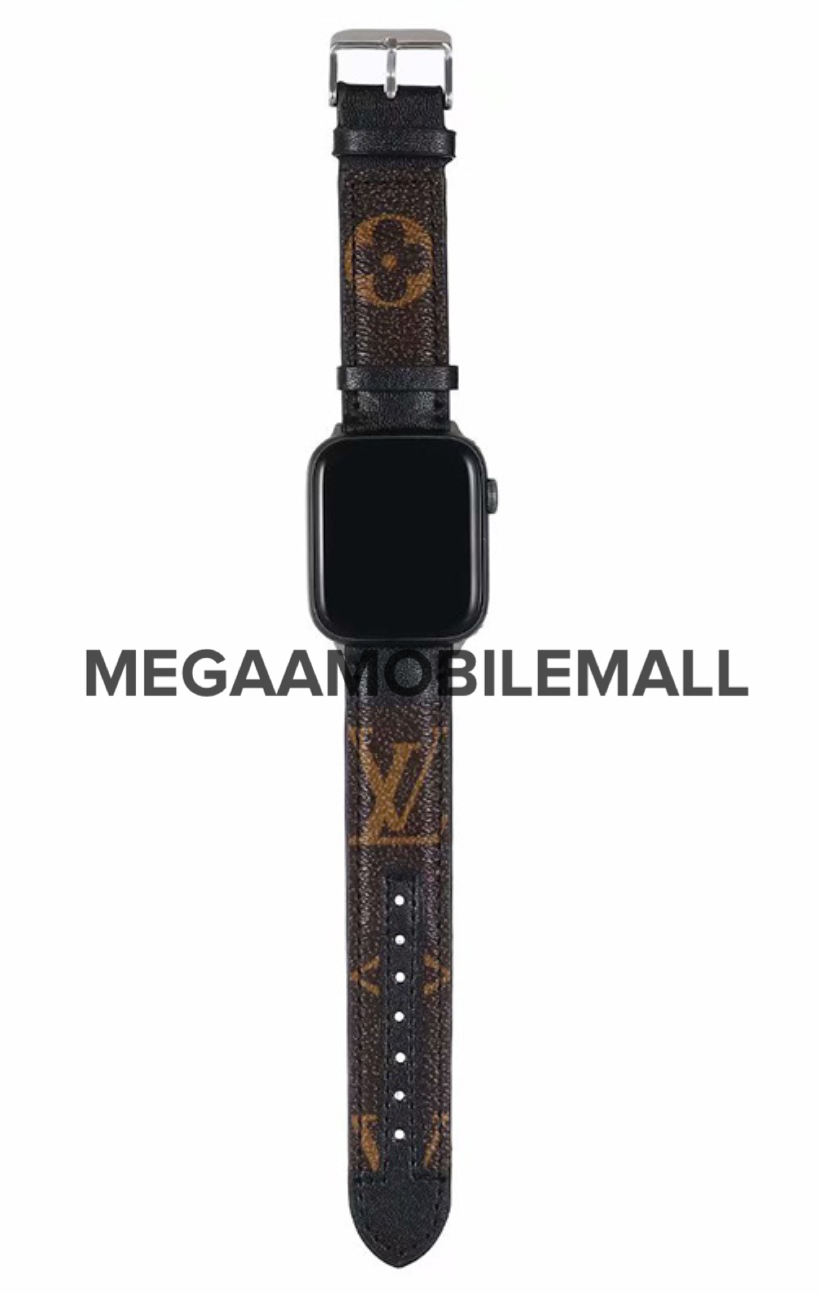 brown lv apple watch bands 