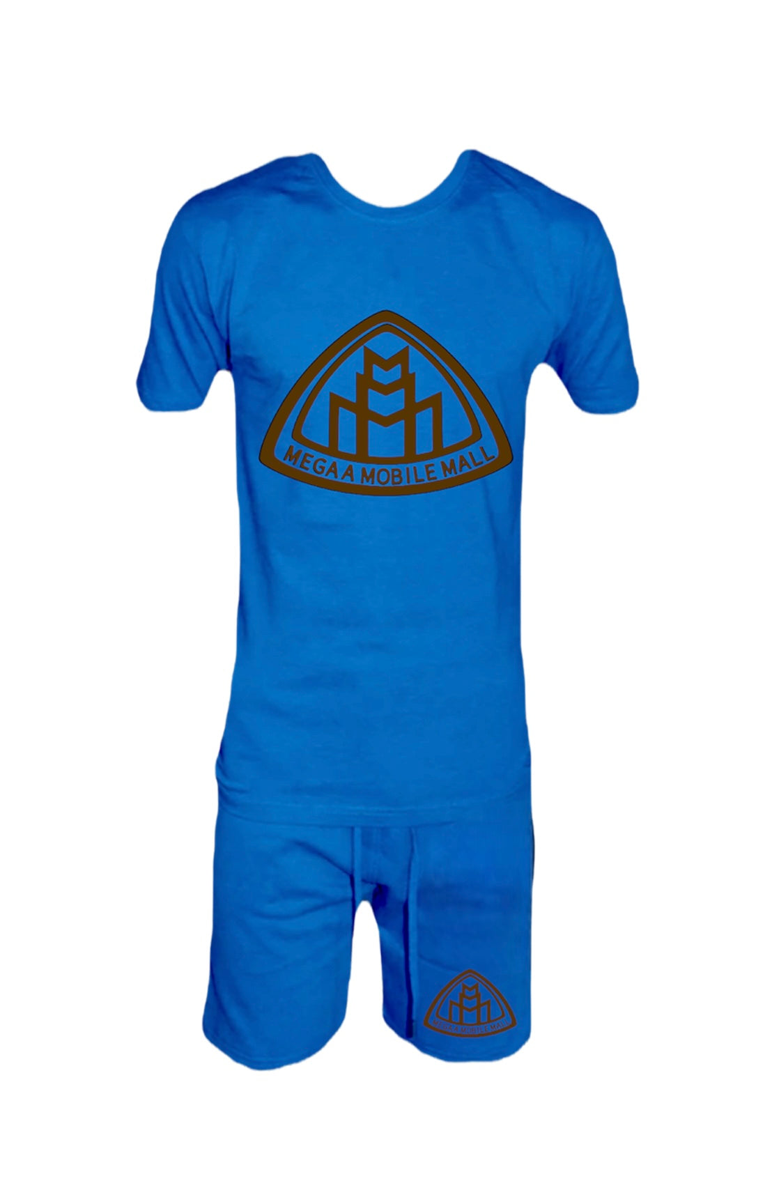 Blue Shirt/Short Logo Set