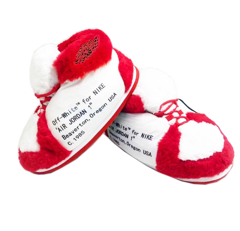 Chicago Offf whitee 1's Sneaker Slippers