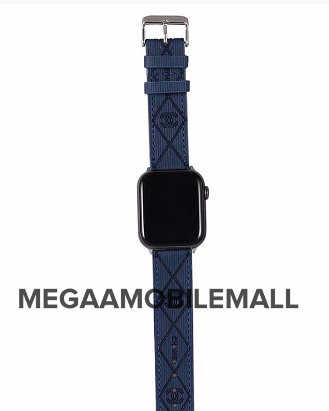 Watch Band CC in navy blue