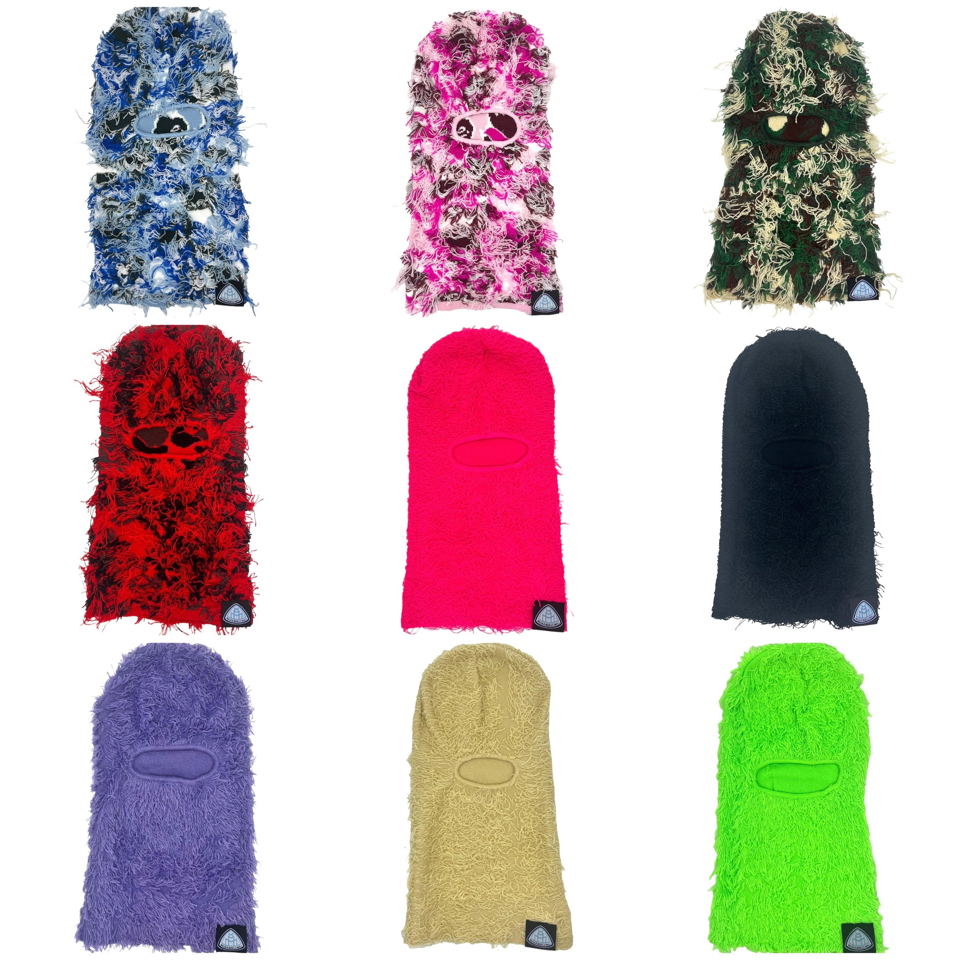 distressed ski mask 9 colors available
