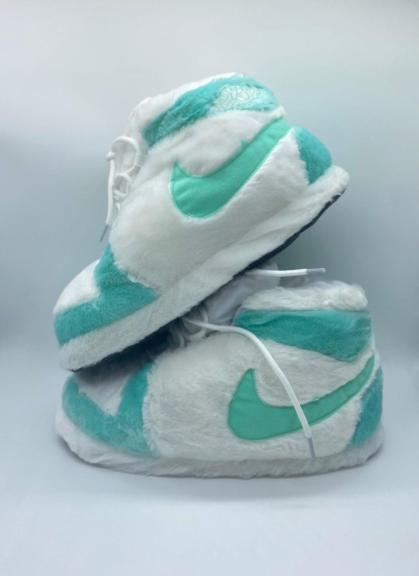 Turbo Green 1's Sneaker Slippers
