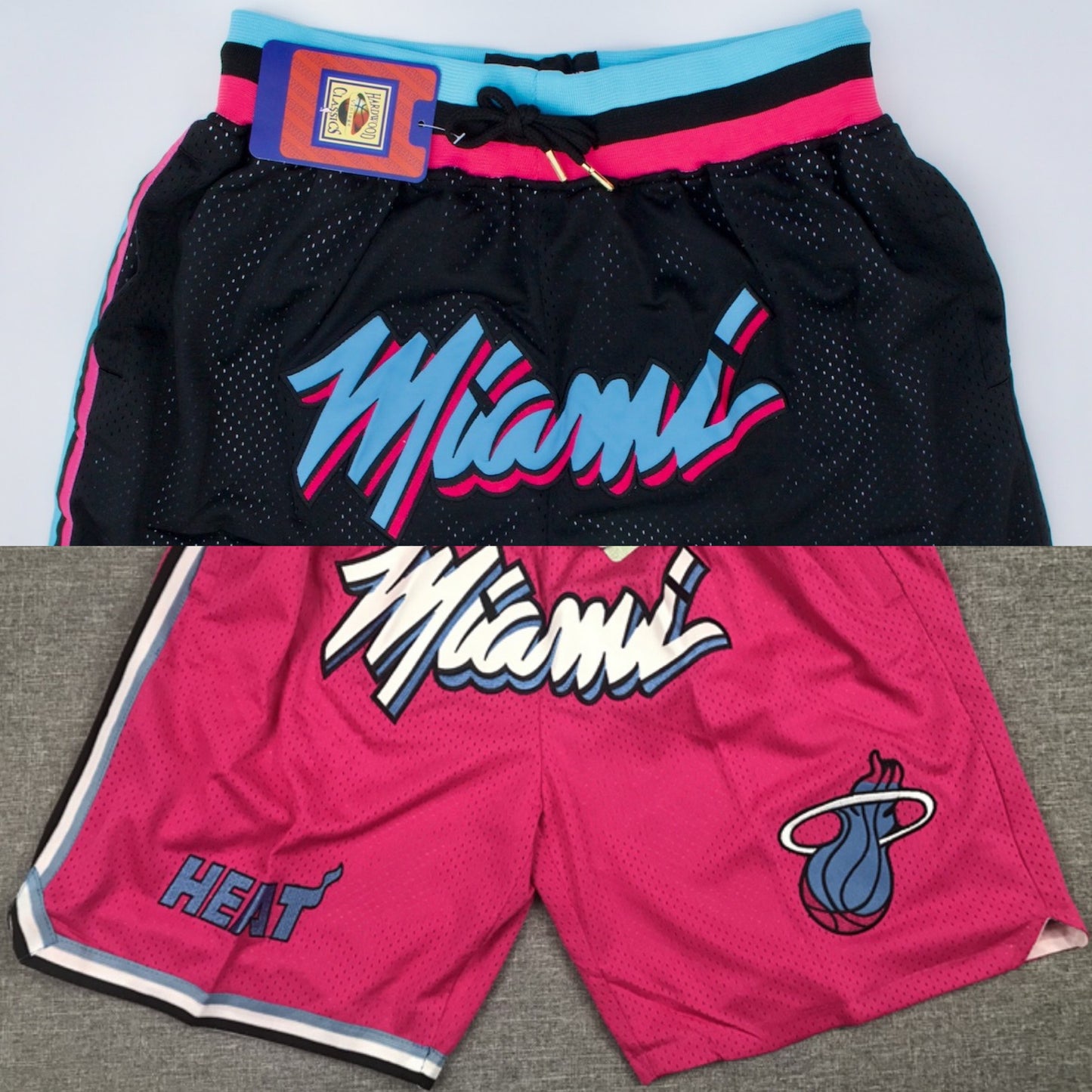 Pantalones cortos de baloncesto de la NBA de Miami
