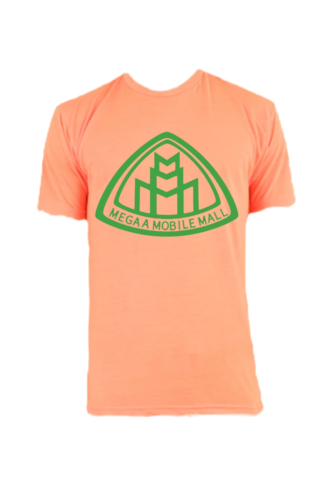 neon orange megaamobilemall short & shirt set in green