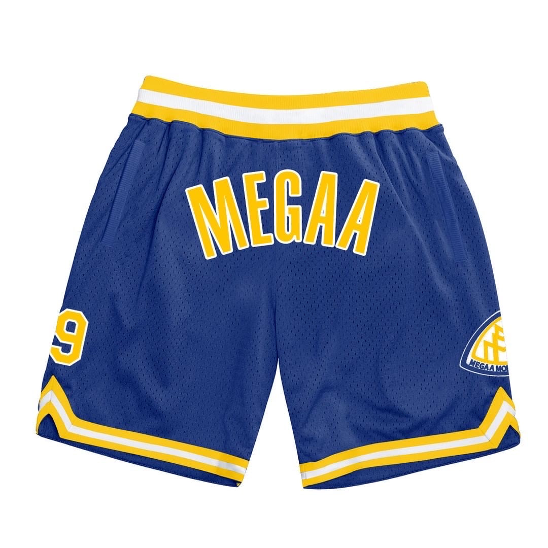 Pantalones cortos Warriors Megaa azul