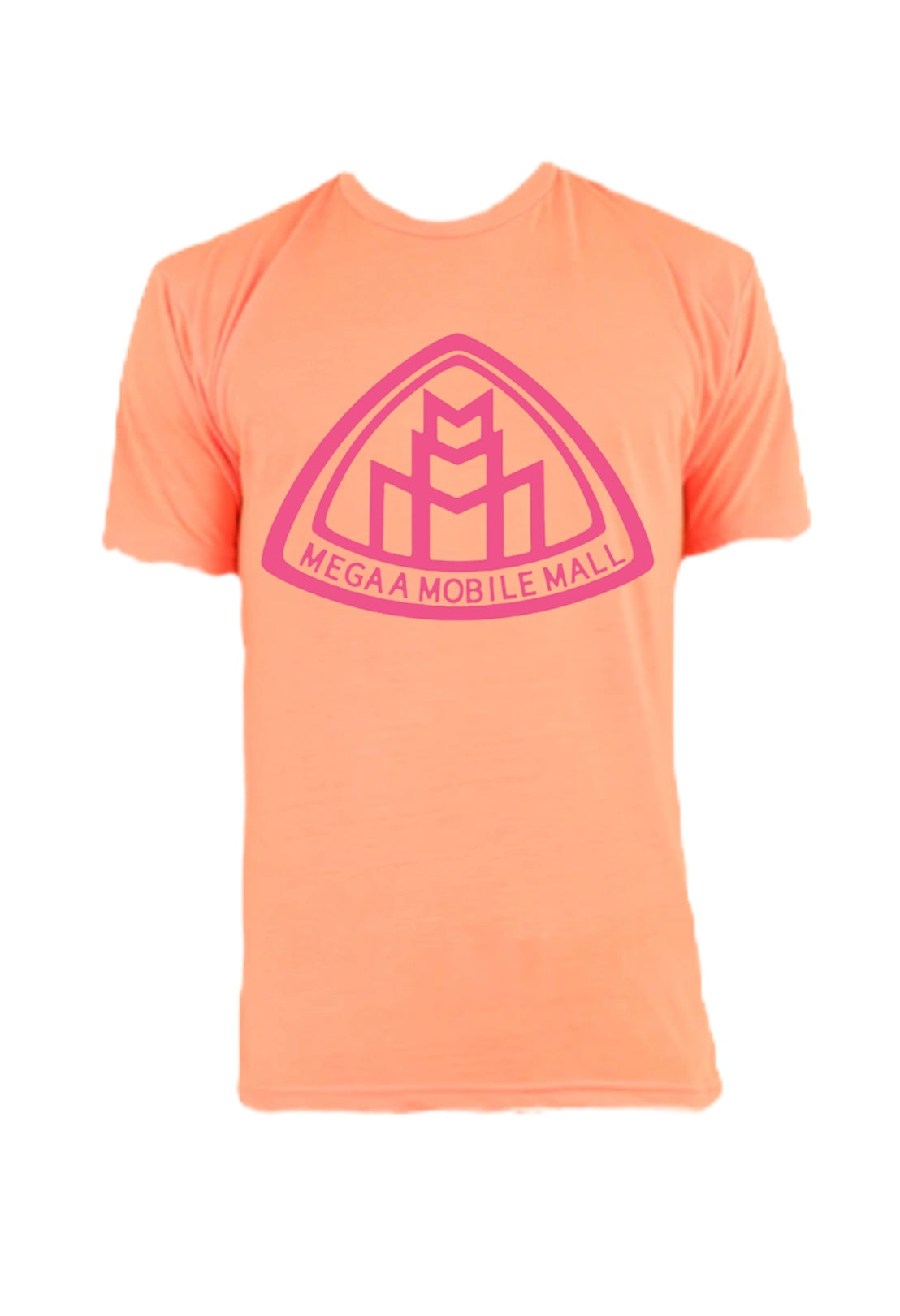 neon orange megaamobilemall short & shirt set in pink