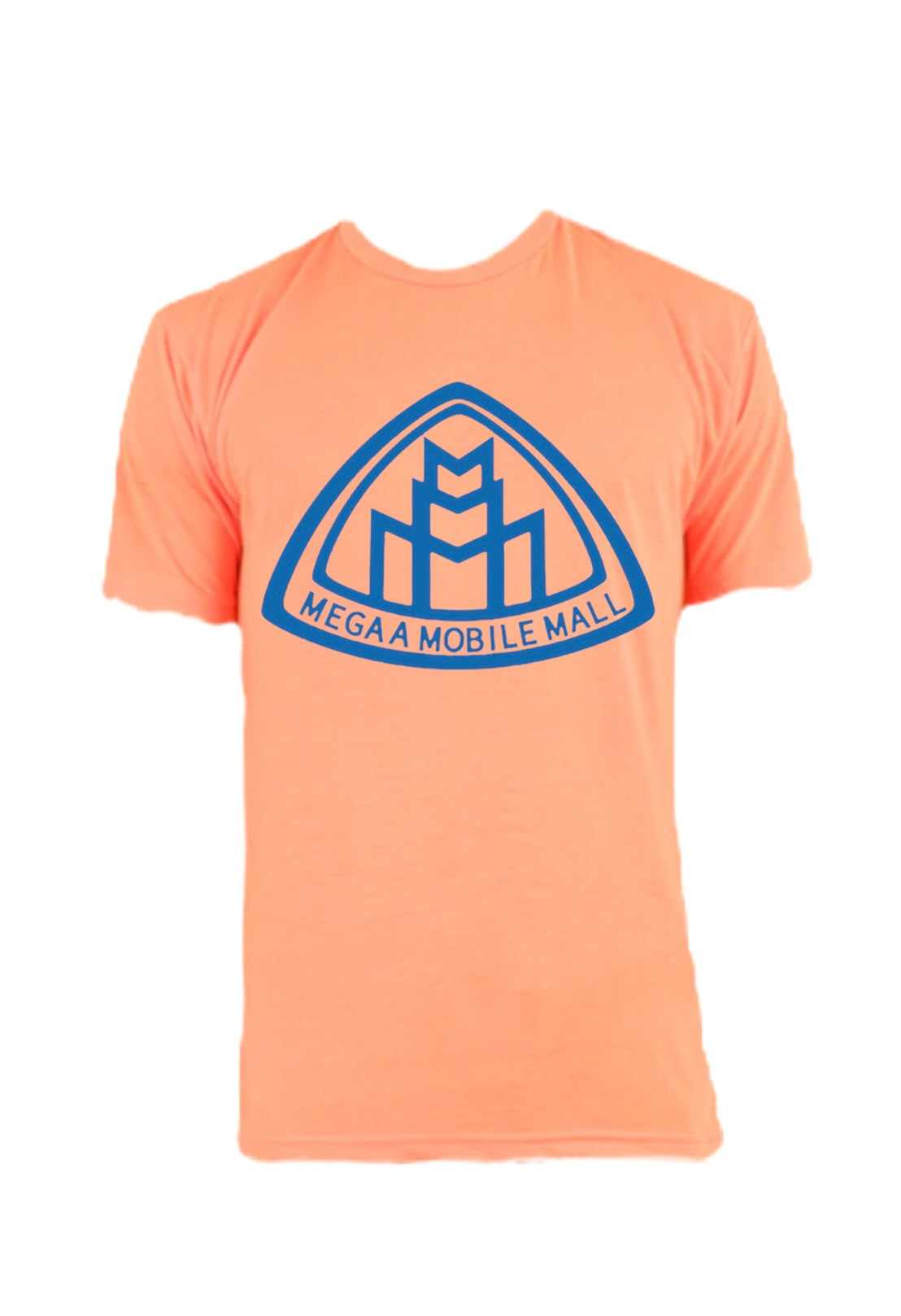neon orange megaamobilemall short & shirt set in blue