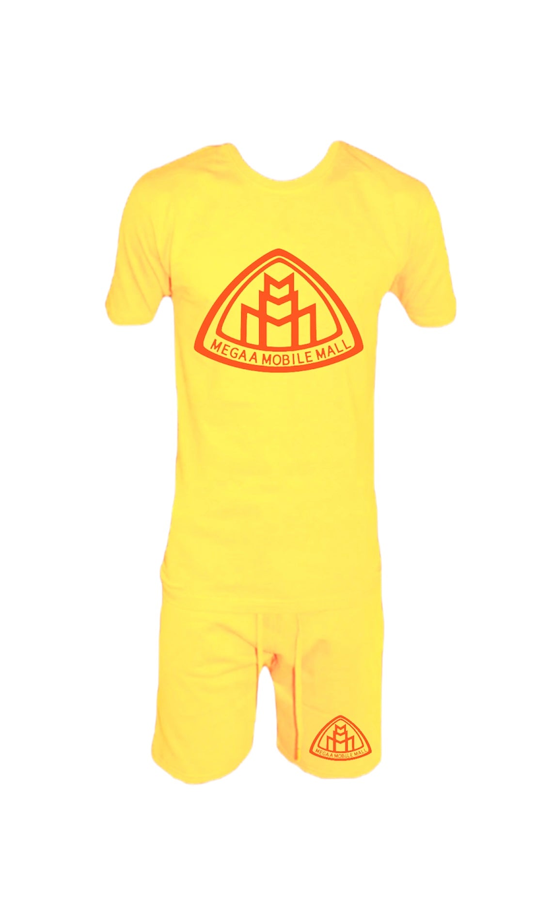 Yellow Shirt/Short Logo Set