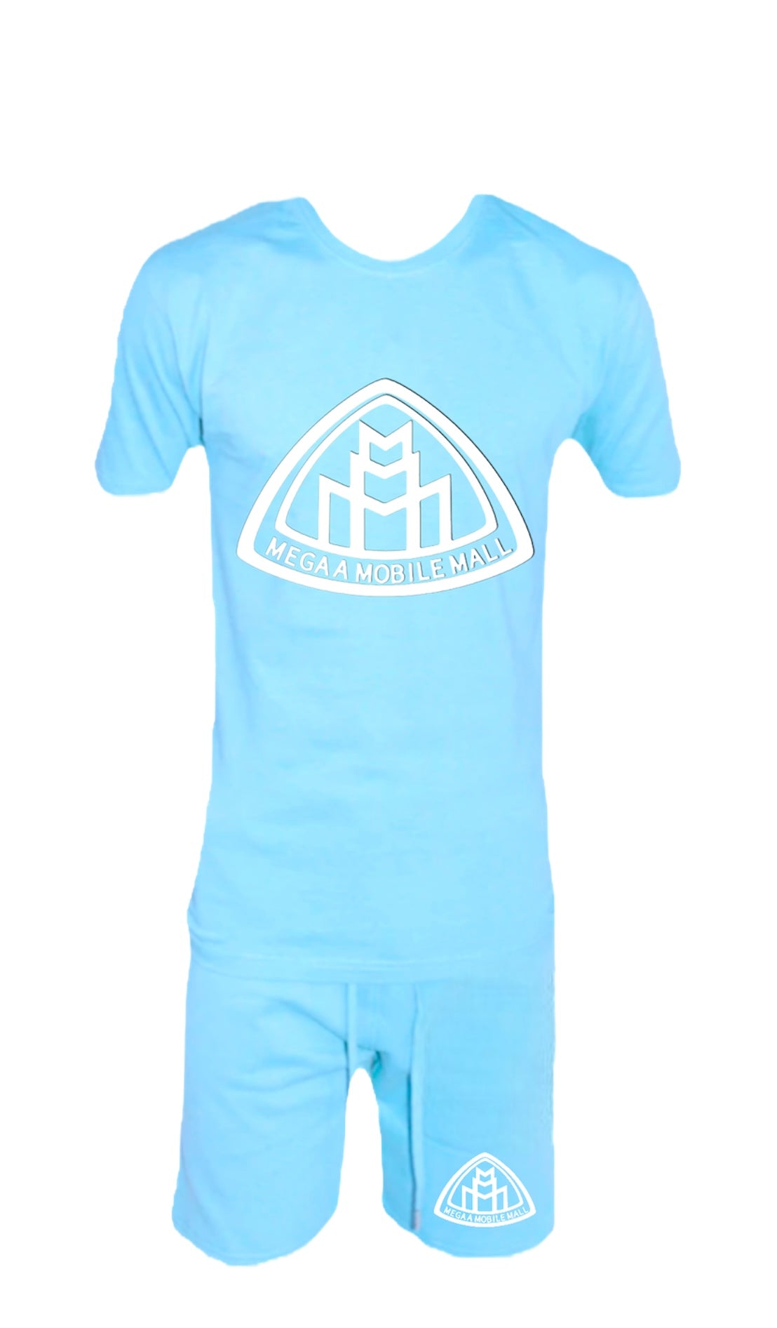 Sky Blue Shirt/Short Logo Set