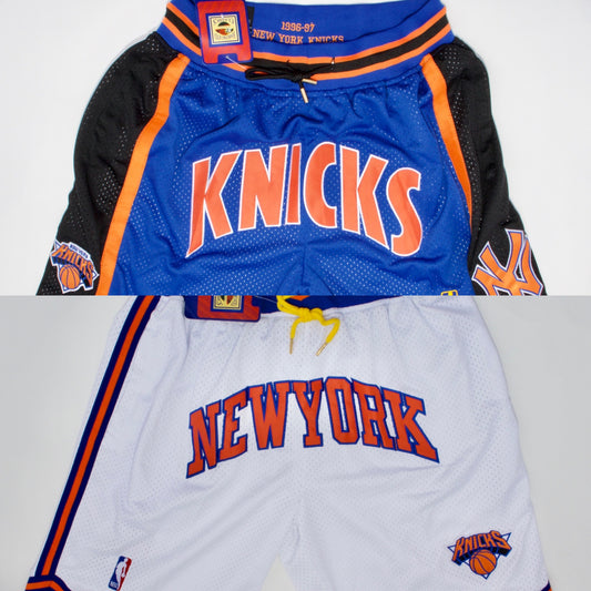 Pantalones cortos de baloncesto de la NBA de los Knicks