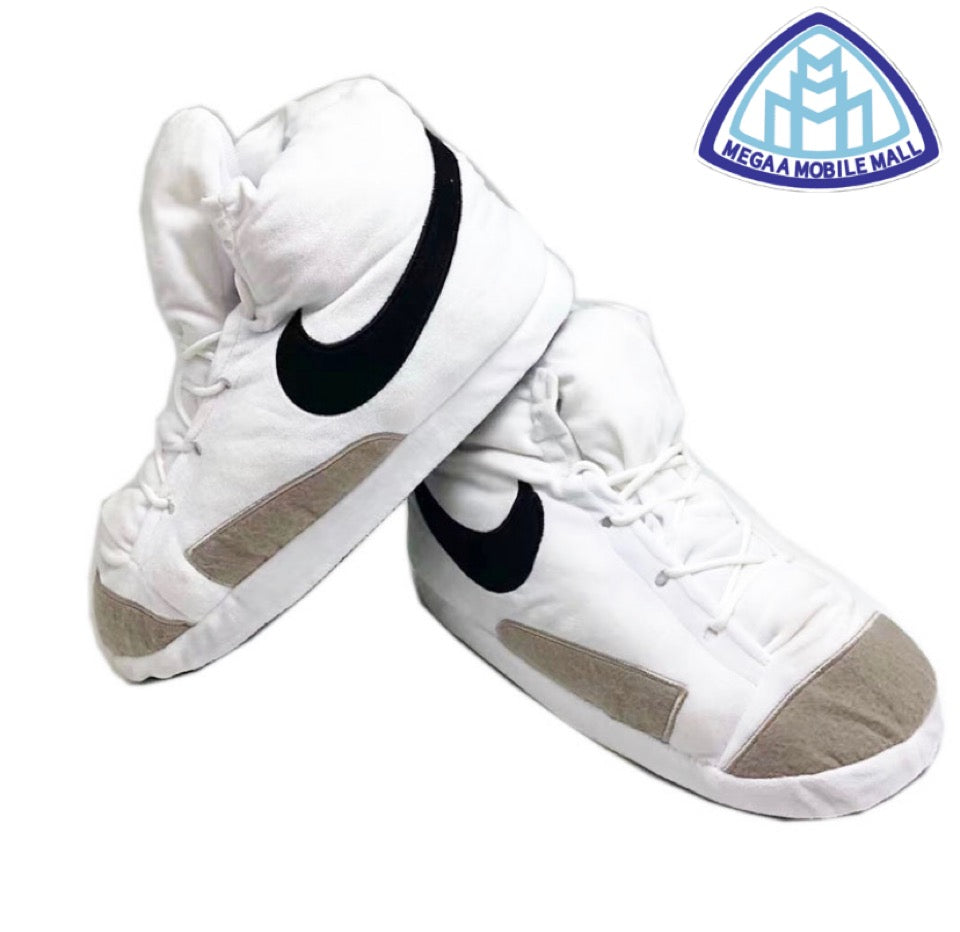 White/Black Blazers Sneaker Slippers