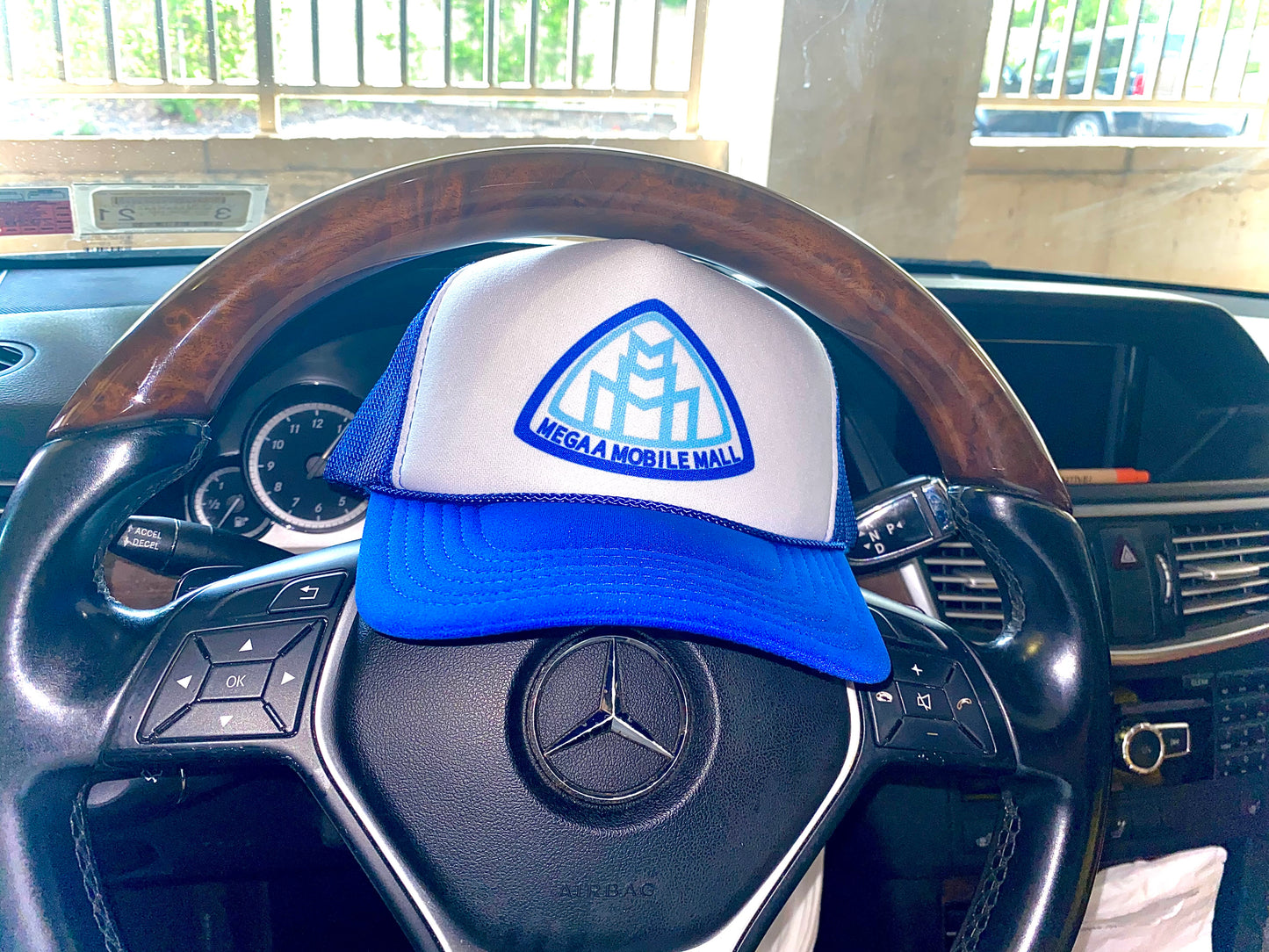 MegaaMobileMall Blue Trucker Hat