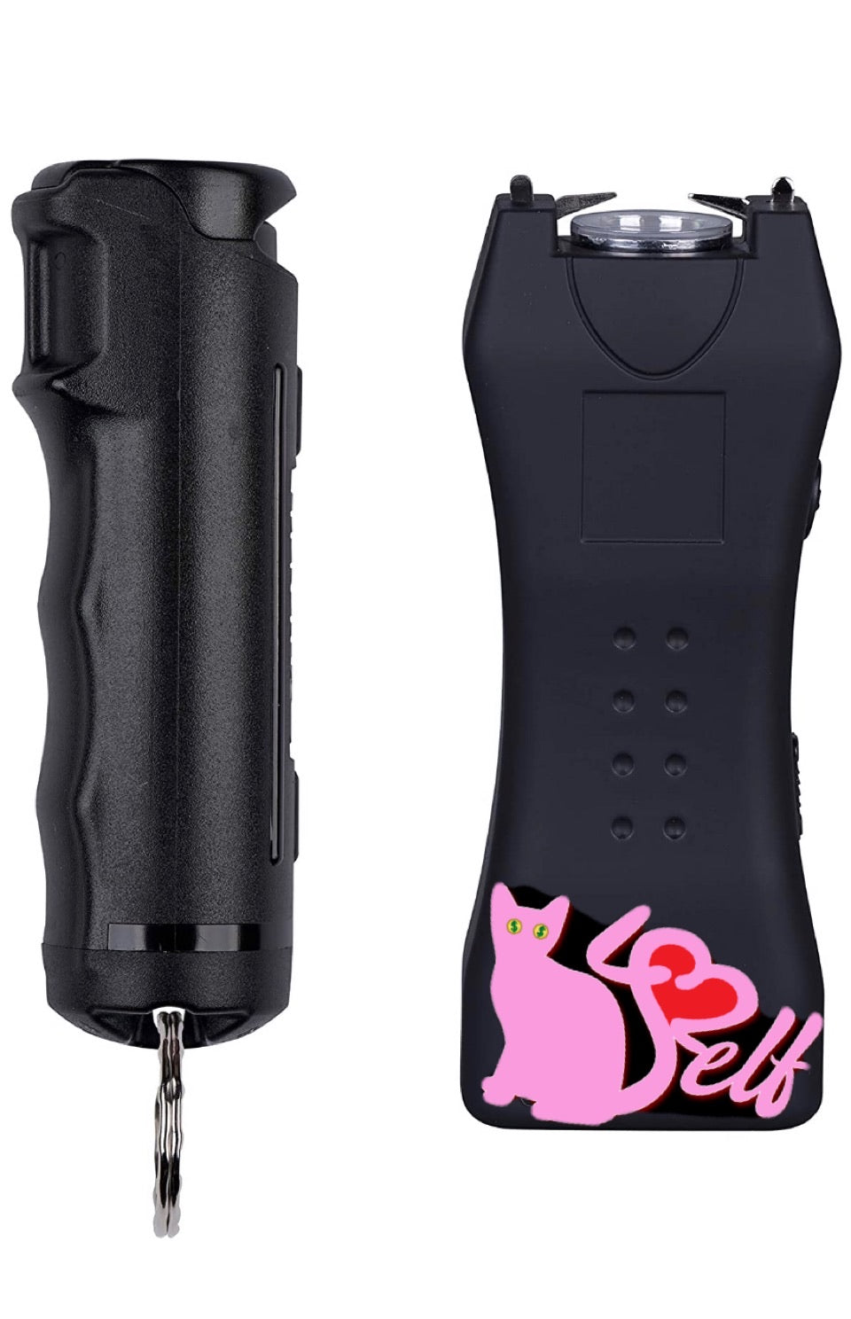 pussy for self pepper spray taser kit available black
