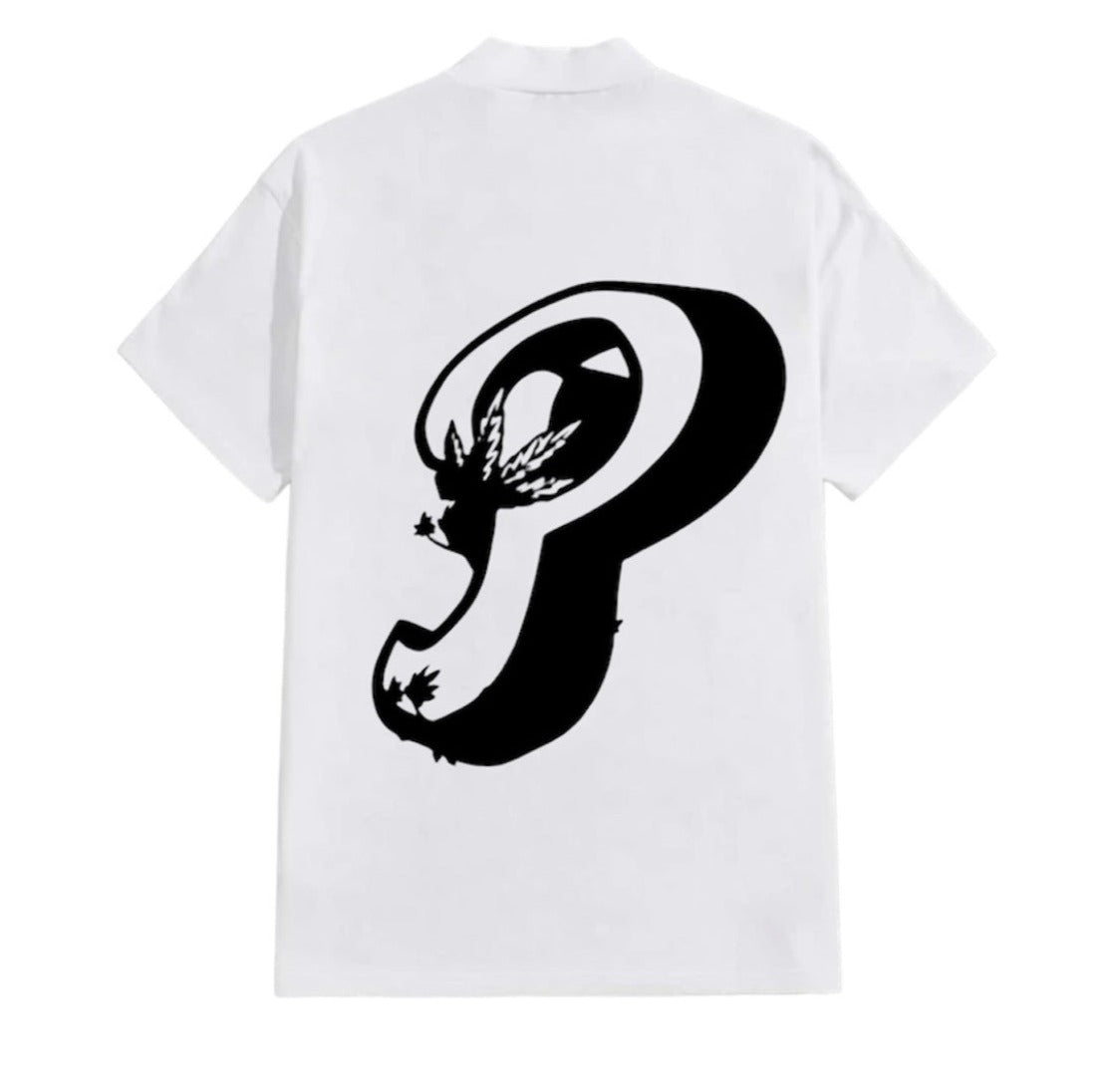 Plantique Classic T-Shirt - White/Black back