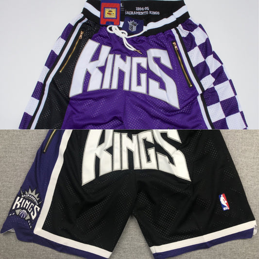 Pantalones cortos de baloncesto Kings NBA
