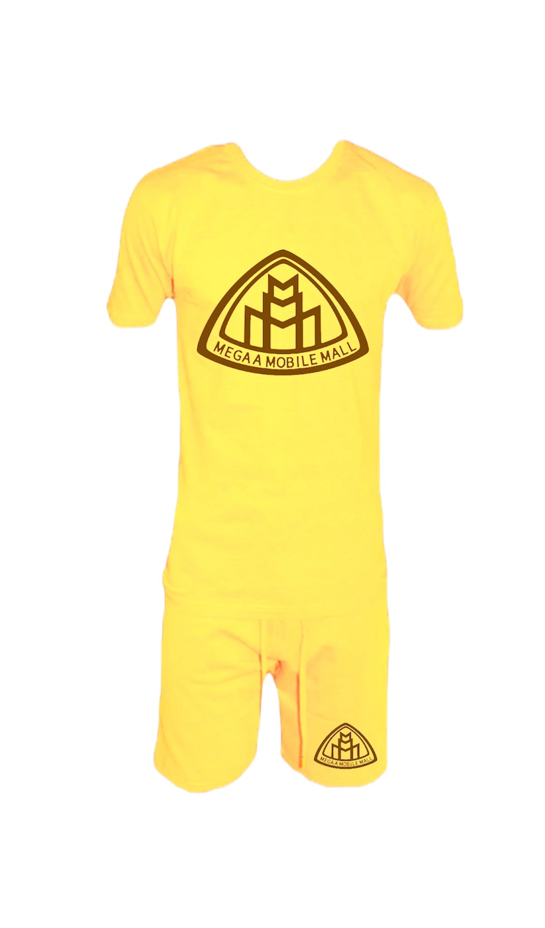 Yellow Shirt/Short Logo Set