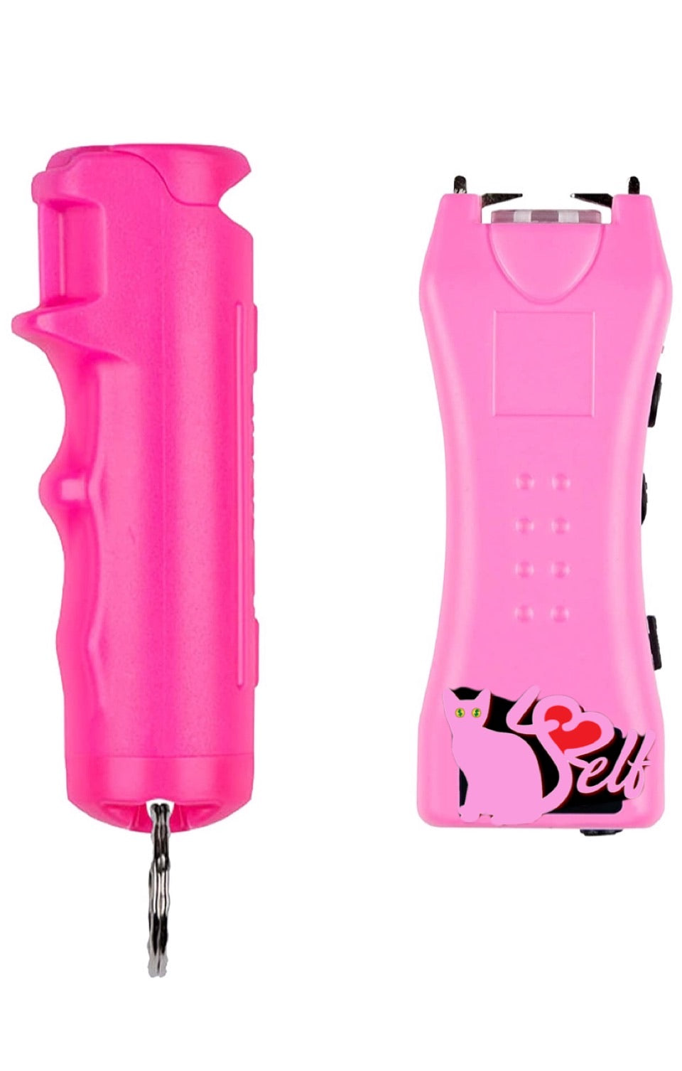 pussy for self pepper spray taser kit available pink