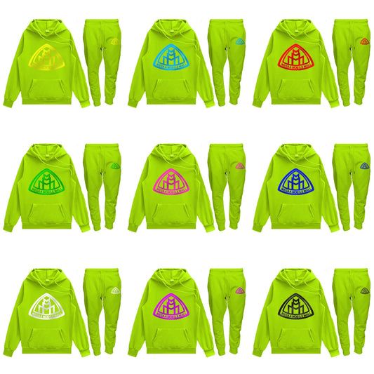 Lime Green Logo Sweatsuit