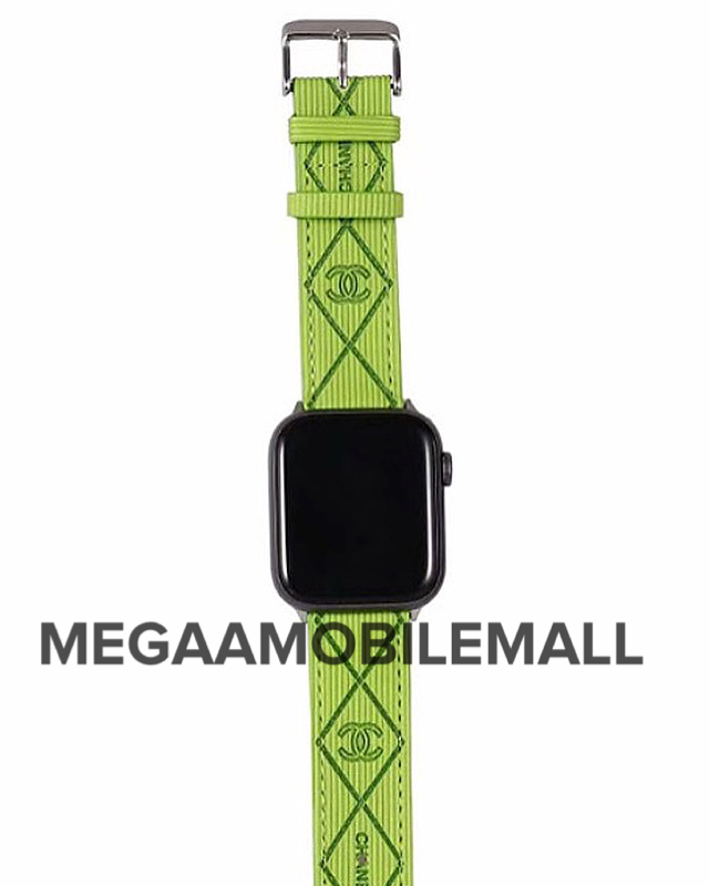 Watch Band CC in lime green