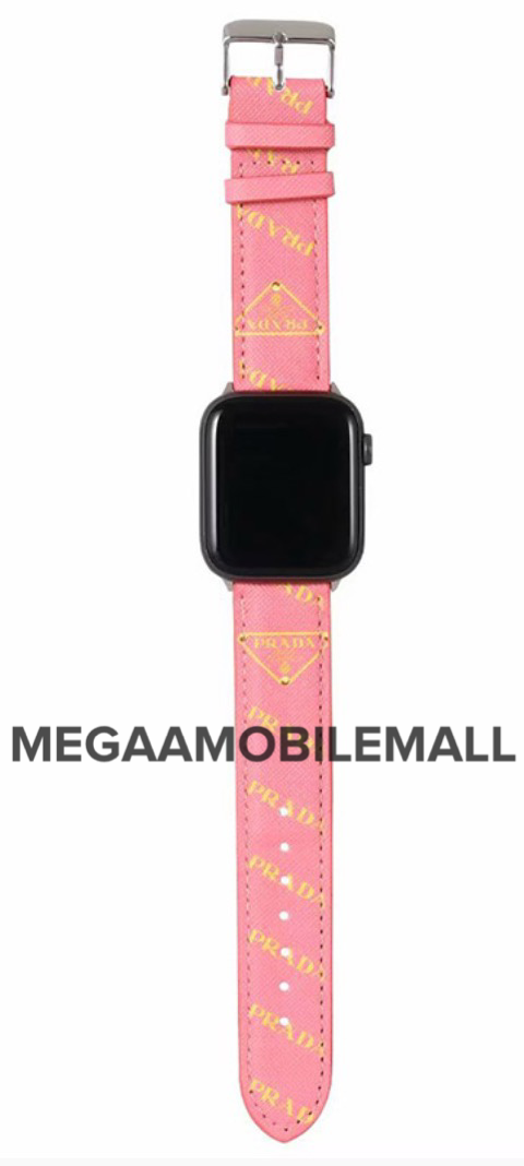 pink prada apple watch bands 