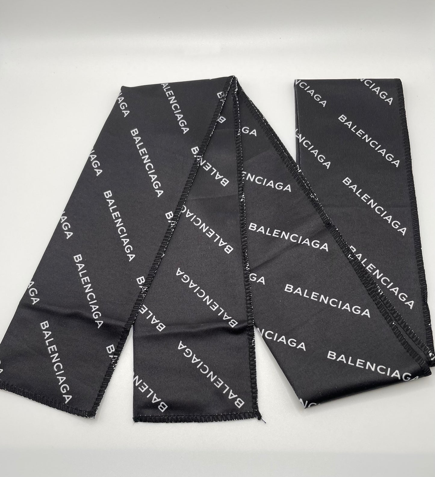 Black balenci Hair Tie