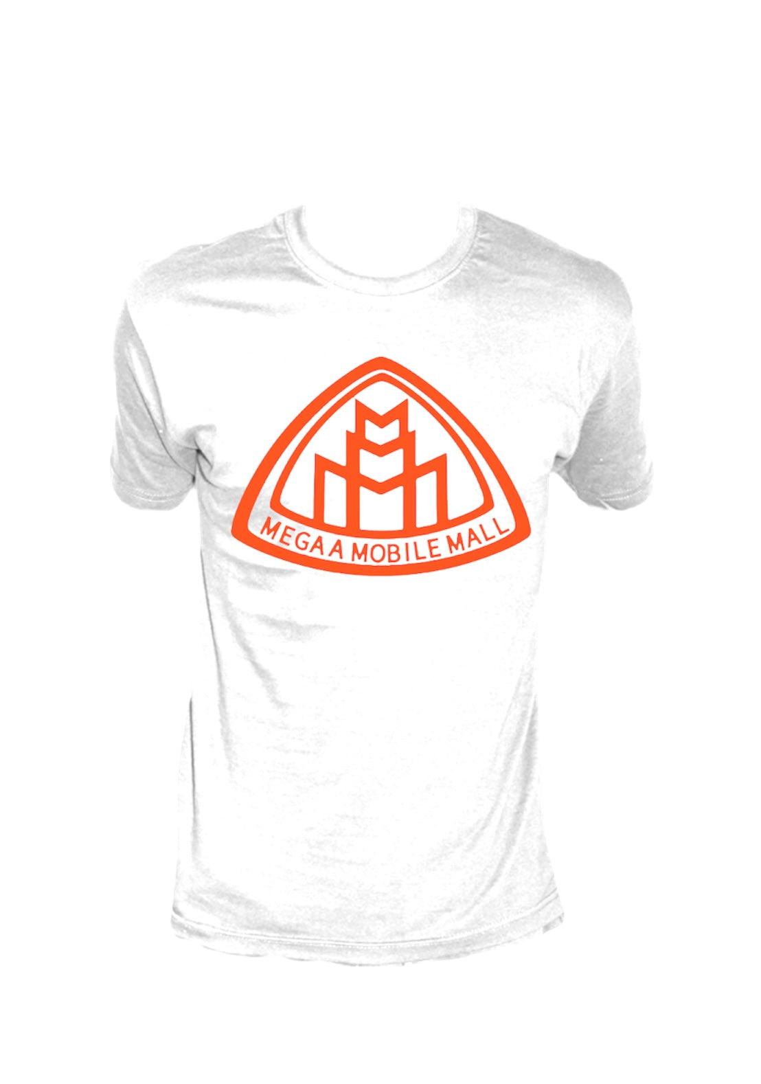 megaamobilemall Logo Shirt orange logo