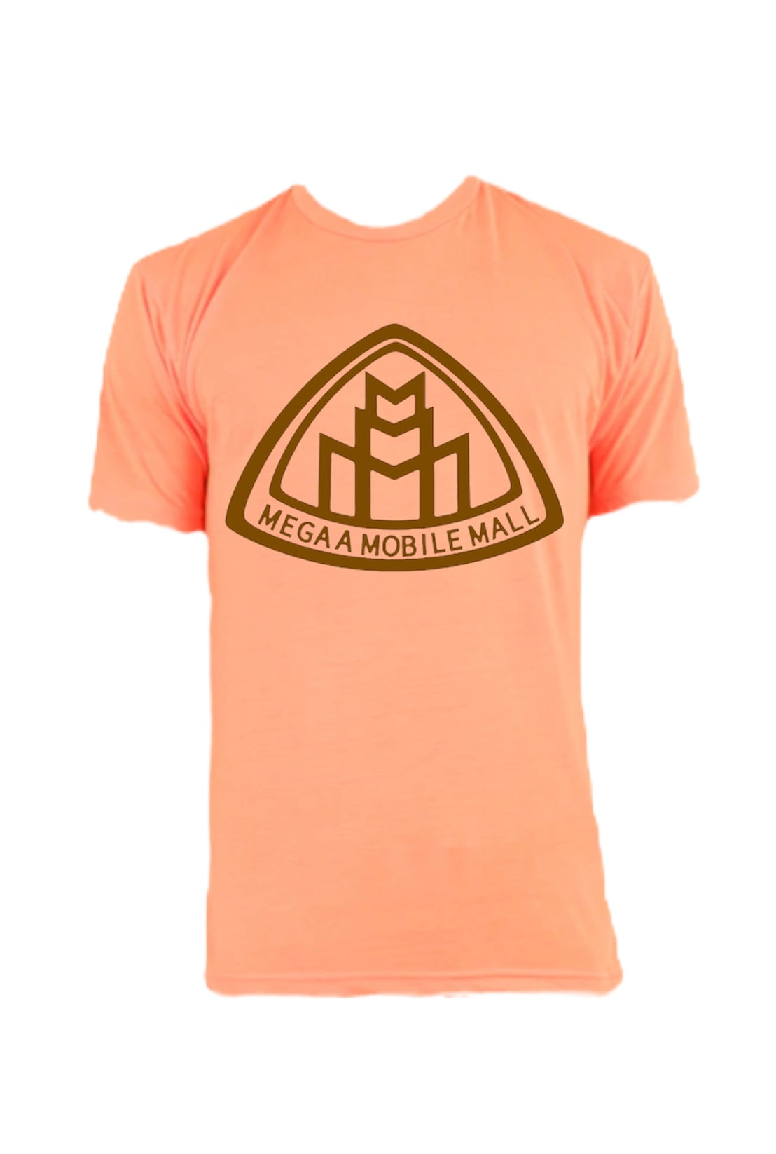 neon orange megaamobilemall short & shirt set in brown