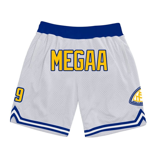 Warriors Megaa White Shorts