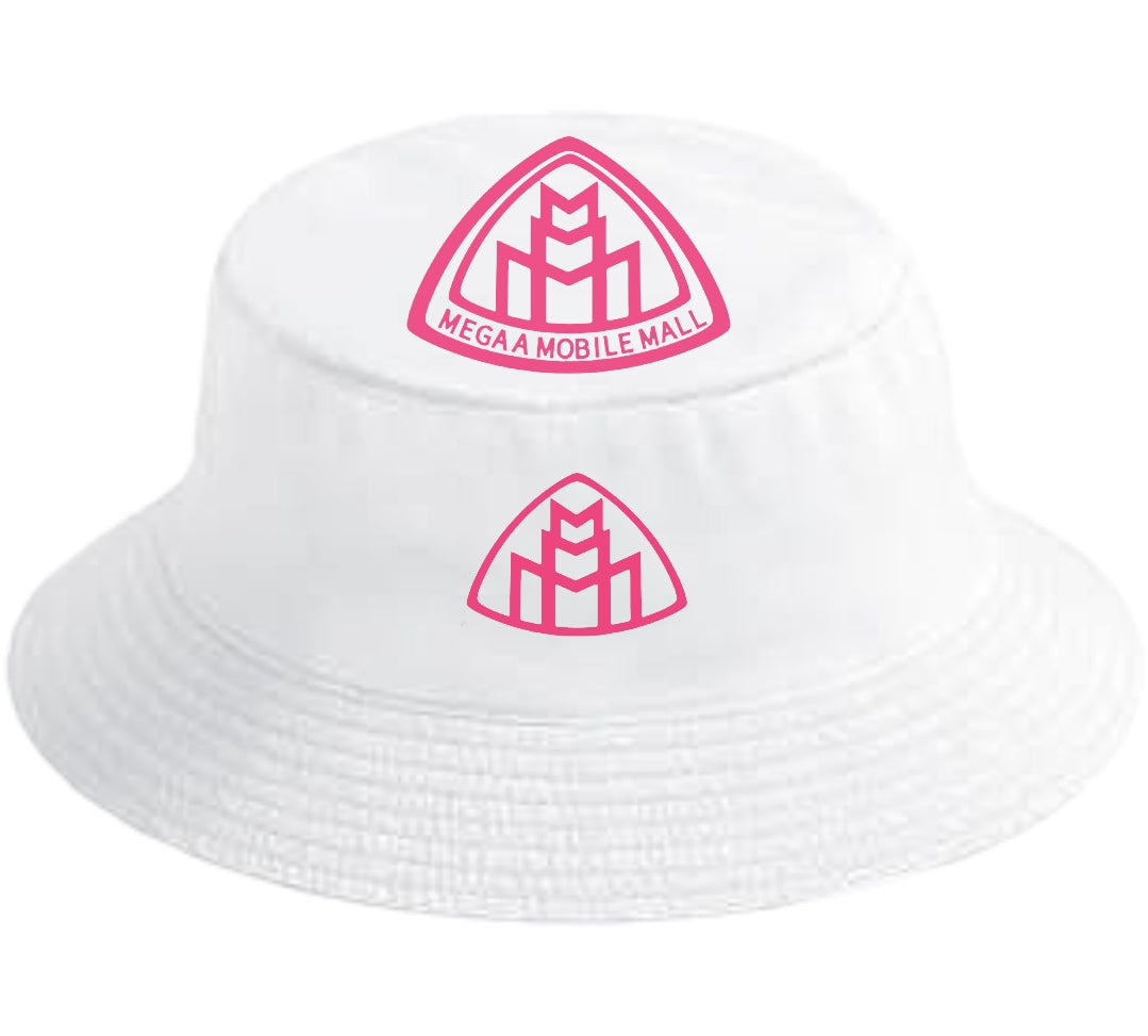 Triple M Bucket Hat pink logo