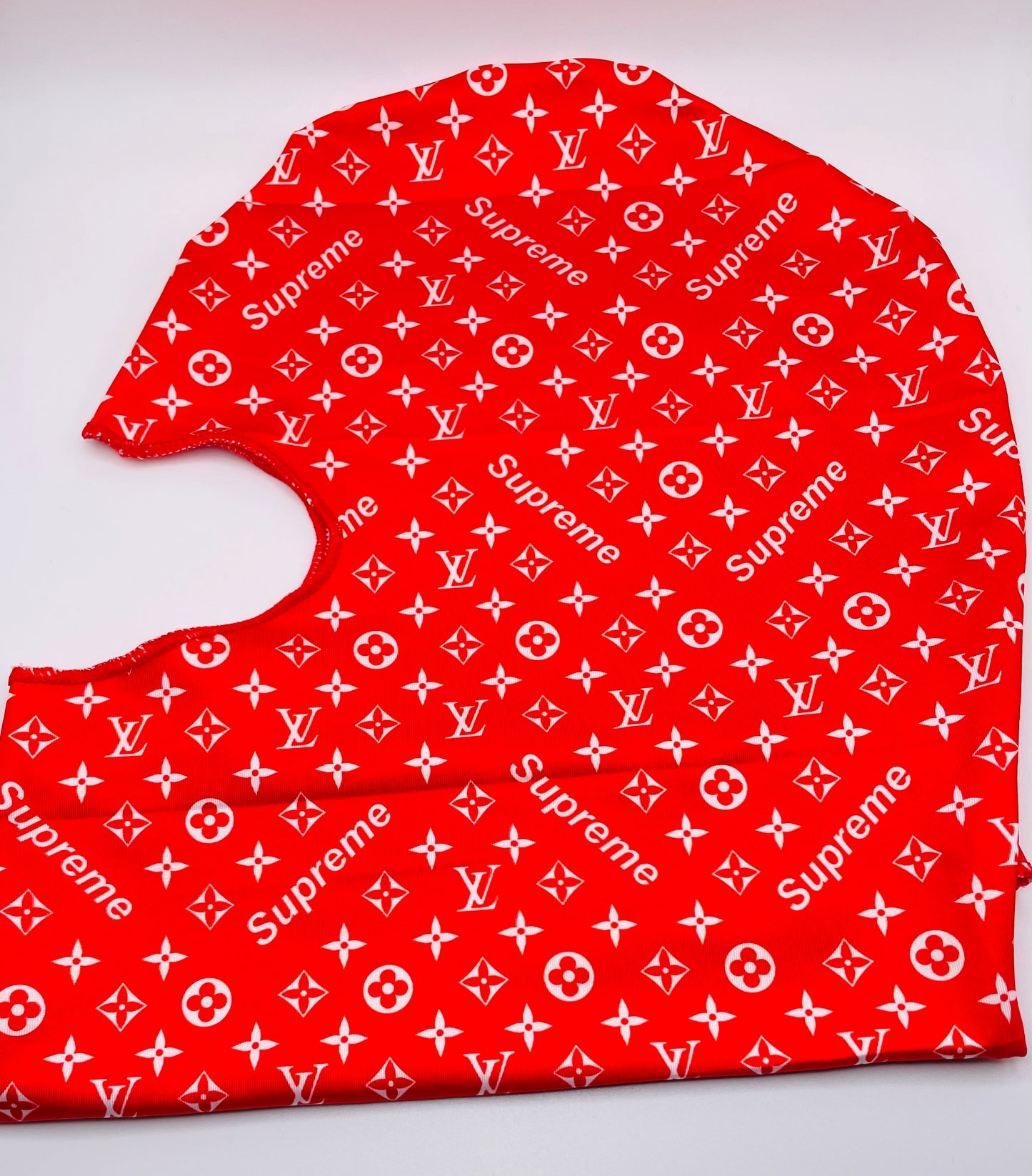 red lv supreme ski mask one size fits all