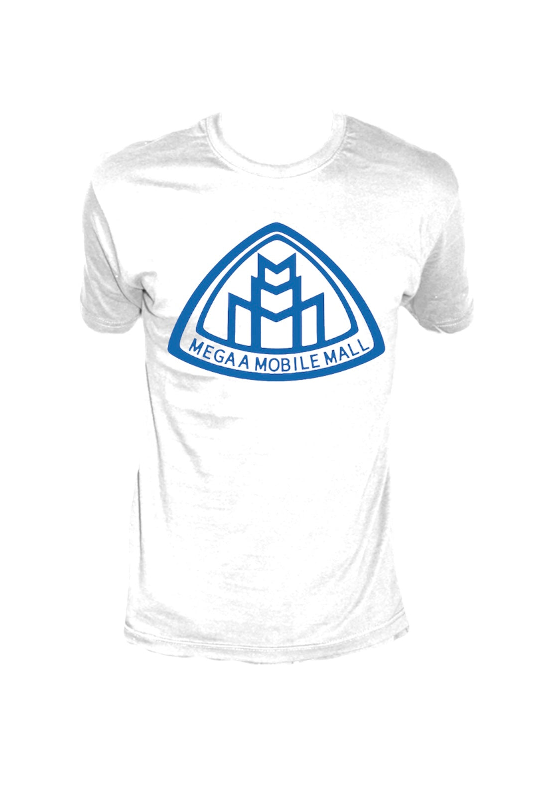 megaamobilemall Logo Shirt blue logo