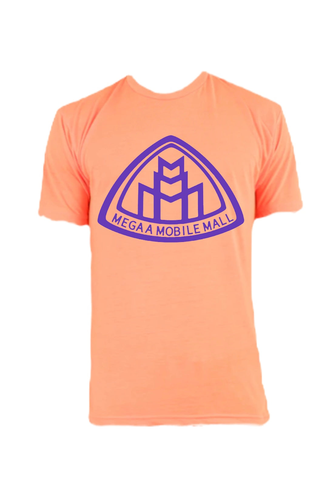 neon orange megaamobilemall short & shirt set in purple
